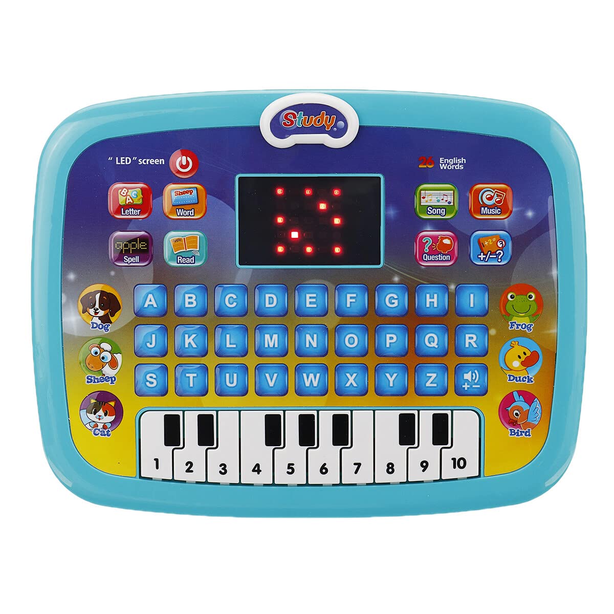 Best Learning Computer for Kids, Toddler Learning System | Musical Toy | Piano Computer for Toddlers | Ideal Educational Laptop with Games | Tablet with Fun Activities for Kids